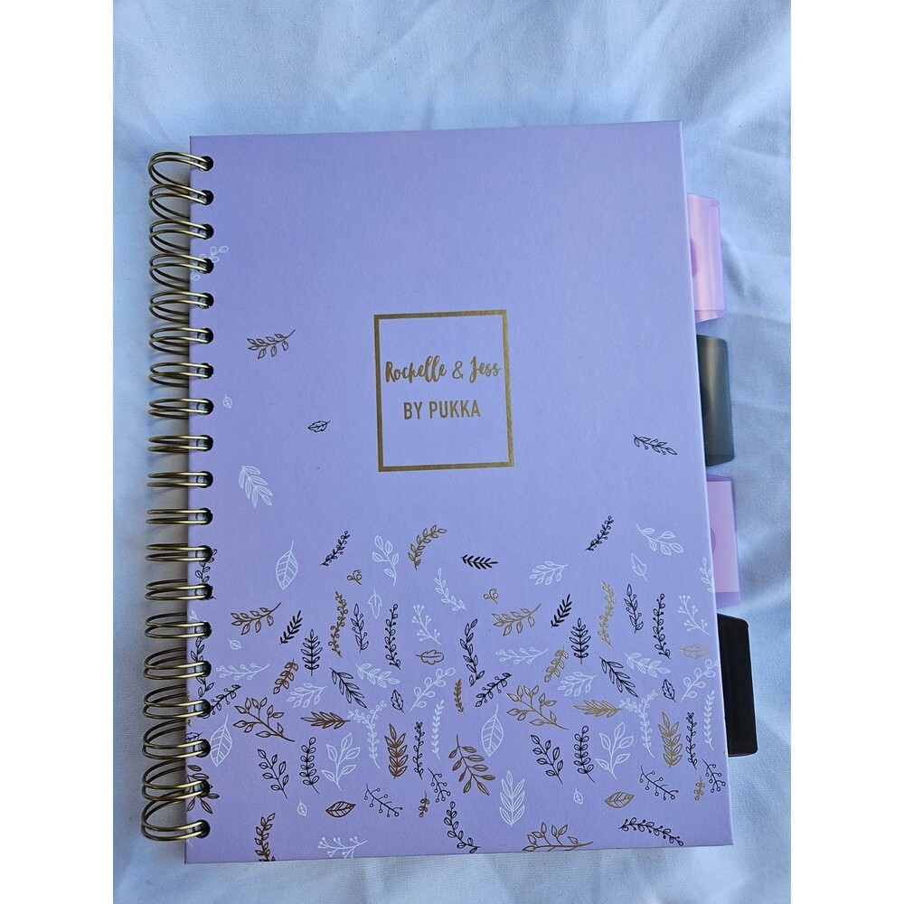 5 Subject Spiral Notebook 200 Pages, 100 Sheets of 80GSM Paper Rochelle Jess